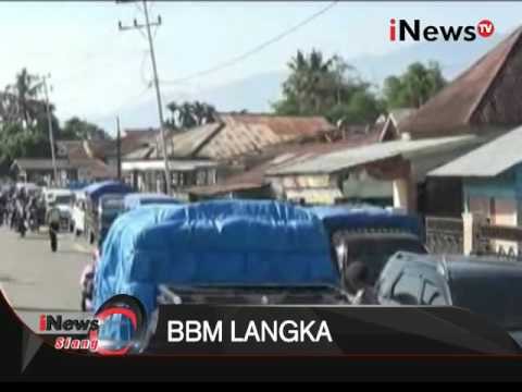 BBM langka, warga rela antri berjam jam demi BBM - iNews Siang 08/01