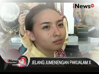 Inilah tarian untuk menyambut Jumenengan KGPH Pakualam X - iNews Pagi 06/01