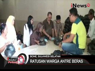 Indahnya berbagi, warga miskin terima beras gratis - iNews Petang  08/01