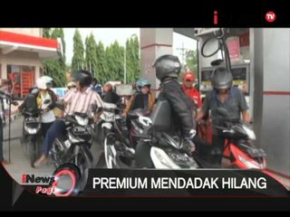 Banyak SPBU kehabisan premium, warga mojokerto terpaksa beralih ke Pertamax - iNews Pagi 07/01