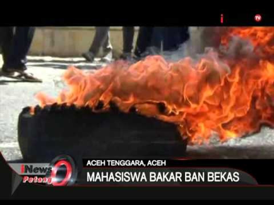 BBM langka, unjuk rasa mahasiswa di Aceh Tenggara berlangsung ricuh - iNews Petang 08/01