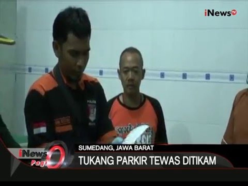 Gara-gara kopi, seorang juru parkir tewas ditusuk di Sumedang - iNews Pagi 11/01
