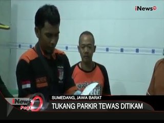 Gara-gara kopi, seorang juru parkir tewas ditusuk di Sumedang - iNews Pagi 11/01
