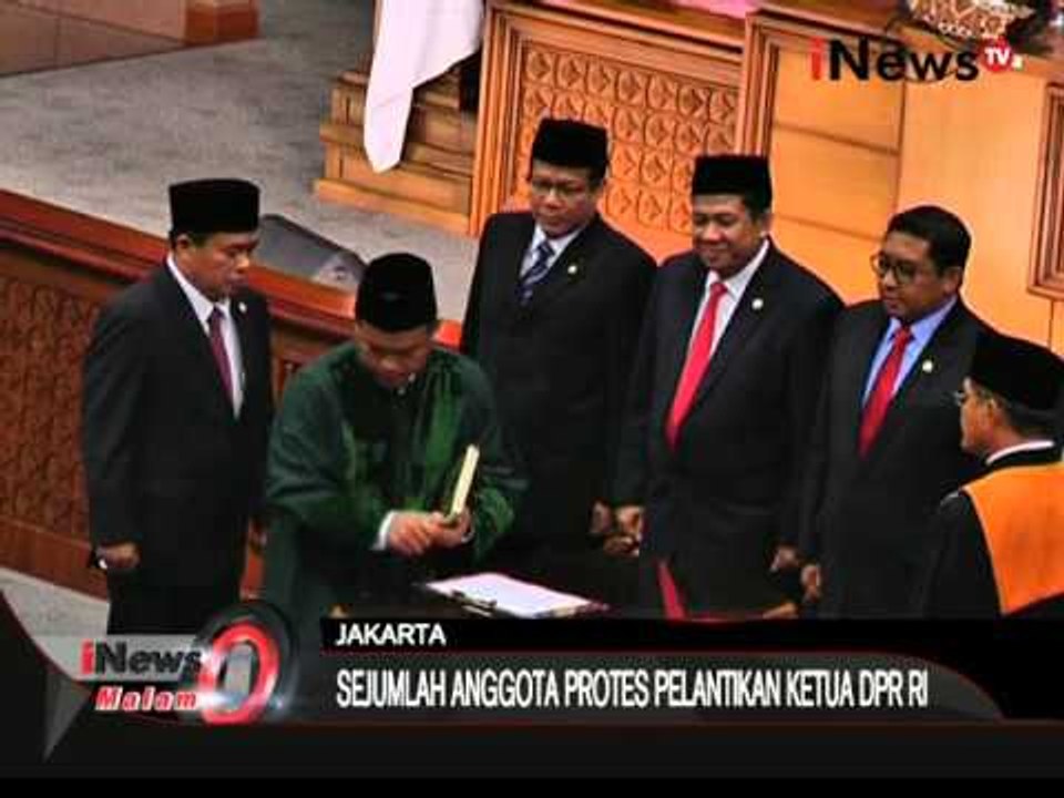 Pelantikan ketua DPR yang baru Ade Komarudin - iNews Malam 11/01