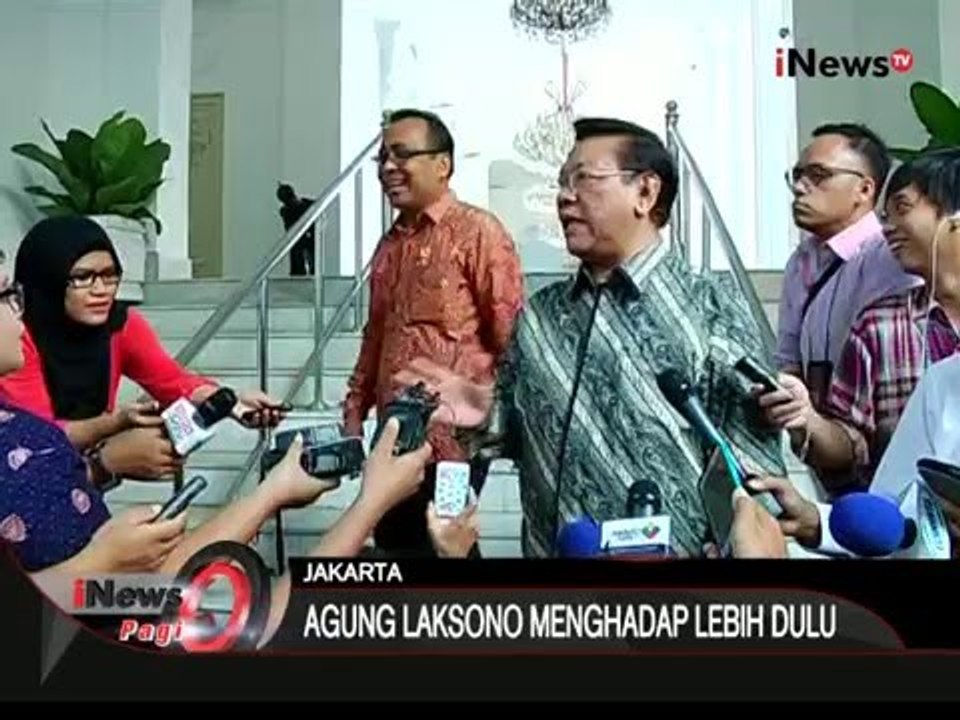 Cari solusi konflik partai Golkar, Presiden Jokowi memanggil 2 tokoh Golkar - iNews Pagi 12/01