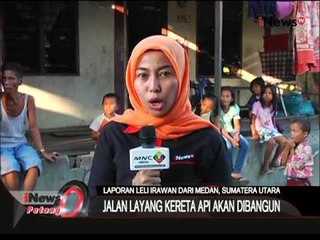 Live report : terkait pembangunan jalur layang kereta api di Medan - iNews Petang 06/01