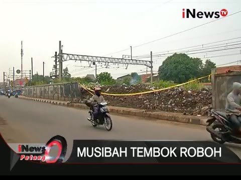 Pasca musibah tembok roboh yang menelan korban jiwa belum mendapat perbaikan - iNews Petang 12/01