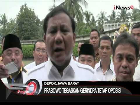 Ketua umum partai Gerindra tidak permasalahkan Golkar jika gabung pemerintah - iNews Pagi 13/01