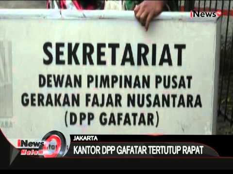 Kantor sekretariat DPP Gafatar di Kebayoran Lama tertutup rapat dan kosong - iNews Malam 12/01