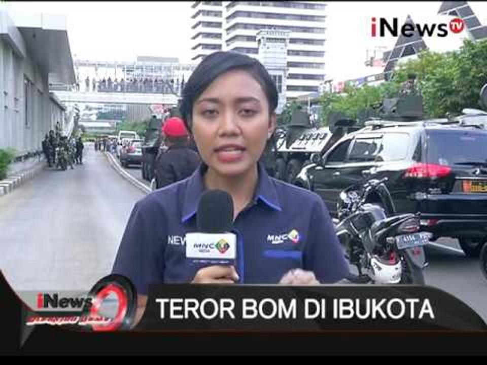 Live Report: Polisi kepung pelaku pemboman di Jl. MH Thamrin - iNews Breaking News 14/01