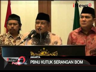 PBNU kutuk serangan bom, dan menduga ISIS telah masuk Indonesia - iNews Pagi 15/01