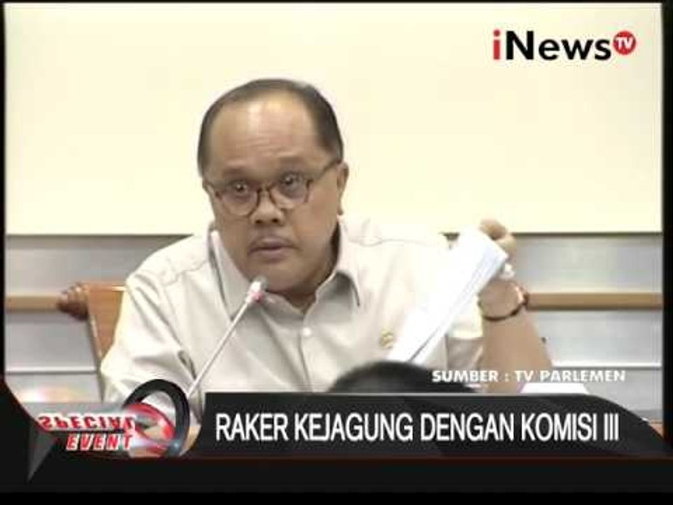 Raker Jaksa Agung Dengan Komisi III DPR 07 - Special Event 20/01