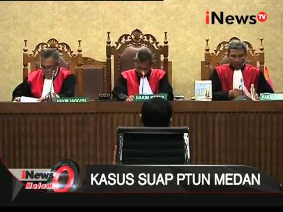 Darmawan divonis dua setengah tahun penjara terkait kasus suap PTUN Medan - iNews Malam 20/01