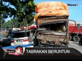 Kecelakaan beruntun terjadi di Kudus, tidak ada korban jiwa - iNews Siang 21/01