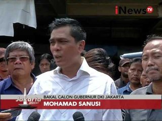Bakal calon Gubernur DKI Mohamad Sanusi blusukan ke Pasar Senen - Jakarta Today 17/03