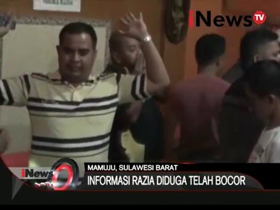 Polres Mamuju mengelar razia narkoba di tempat hiburan malam - iNews Pagi 25/01