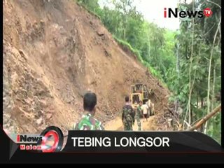 Tebing longsor, aktivitas terhambat - iNews Malam 26/01