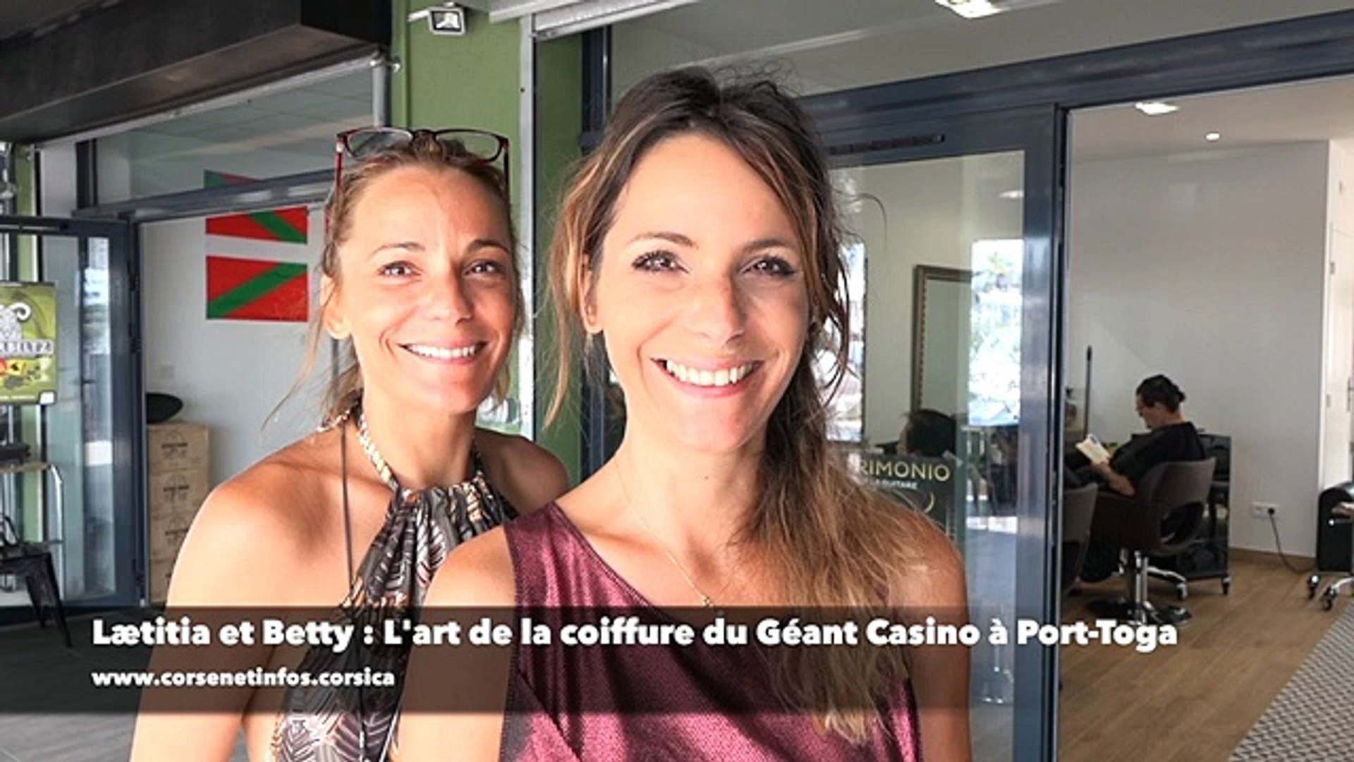 Lætitia et Betty : L'art de la coiffure du Géant Casino à Port-Toga - Vidéo  Dailymotion
