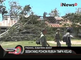 Video herunterladen: Angin kencang robohkan pohon besar dan menimpa ruang kelas di sebuah sekolah - iNews Siang 26/01