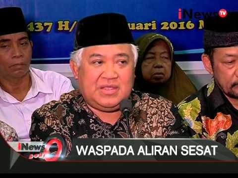 Din Syamsuddin: Gafatar jelmaan dari aliran sesat yg ada sebelumnya - iNews Pagi 27/01