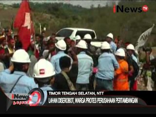 Penolakan pertambangan di Timor Tengah Selatan, NTT berlangsung ricuh - iNews Petang 28/01
