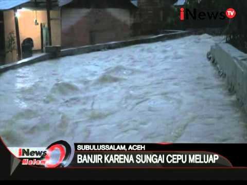 Sungai Cepu meluap, pemukiman warga tergenang banjir setinggi 1 Meter - iNews Malam 31/01