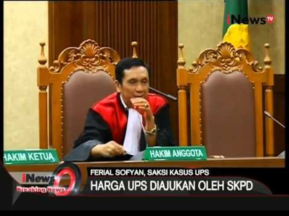 Kesaksian Lulung terkait kasus pengadaan UPS 04 - iNews Breaking News 28/01