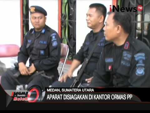 Bentrok antar ormas di medan, aparat perketat penjagaan - iNews Malam 31/01