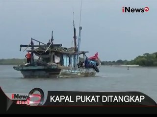 1 unit kapal yang menggunakan pukat harimau di Serdang Bedagai ditangkap polisi - iNews Siang 03/02