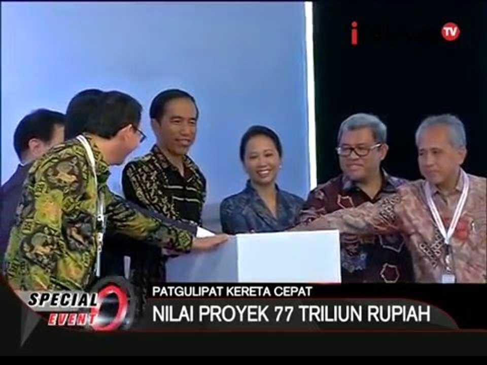Nilai proyek kereta cepat mencapai 77 Triliyun Rupiah - Special Event 04/02