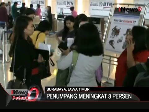 Jelang libur Imlek, Bandara Juanda, Surabaya mulai dipadati penumpang - iNews Petang 05/02