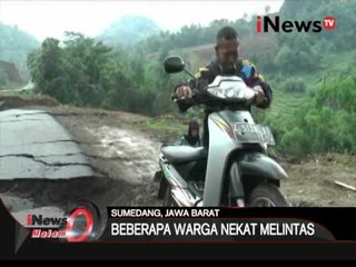 Jalan amblas karena hujan deras - iNews Malam 04/02