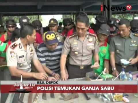 Grebeg sarang narkoba depok, polisi sita ganja, sabu dan senjata tajam - Jakarta Today 05/02