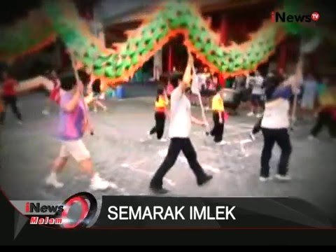 Meriahkan Imlek, tarian Liong dimainkan oleh kaum ibu-ibu di Kudus - iNews Malam 07/02