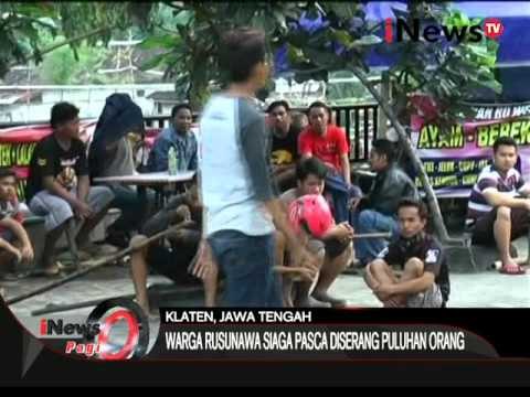 Warga Rusunawa siaga pasca diserang puluhan orang di Klaten, Jateng - iNews Pagi 09/02