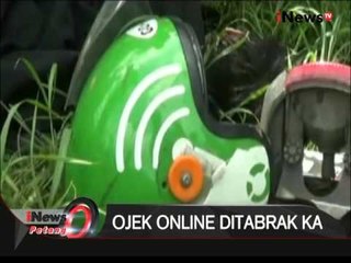 Ojek online ditabrak KA - iNews Petang 09/02