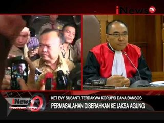 Breaking News 06: Sidang lanjutan kasus dana Bansos - iNews Breaking News 10/02