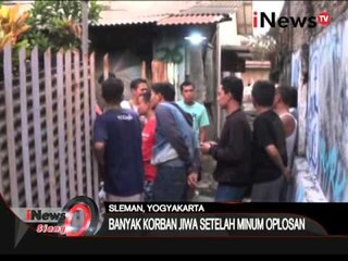 Tersangka peracik miras oplosan telah berjualan sejak tahun 2007 di Sleman - iNews Siang 11/02