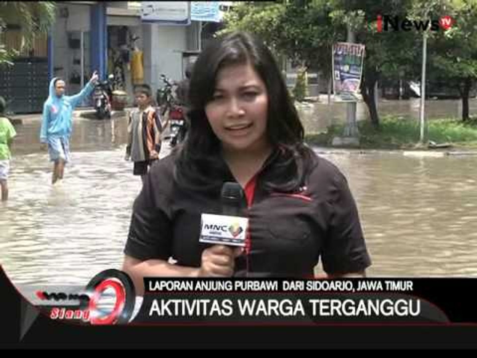Live report : terkait kondisi terkini banjir di Sidoarjo - iNews Siang 09/02