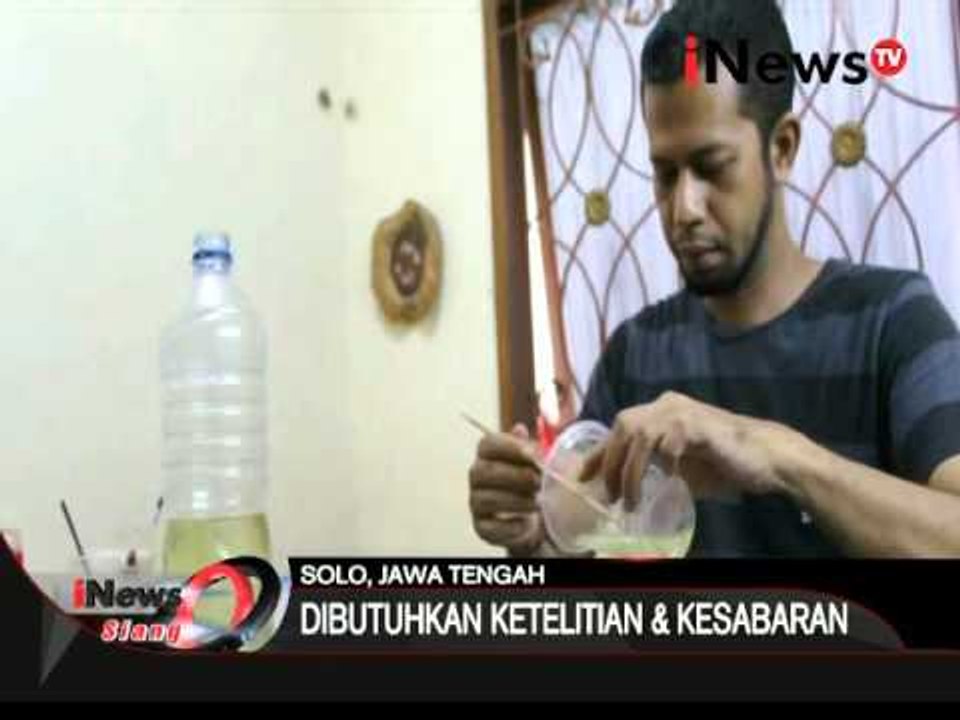 Lukisan 3 dimensi asal Solo, melukis di media bahan furniture bekas  - iNews Siang 15/02