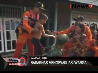 450 rumah terendam banjir, 1 desa terisolasi akibat banjir di Kampar, Riau - iNews Malam 14/02