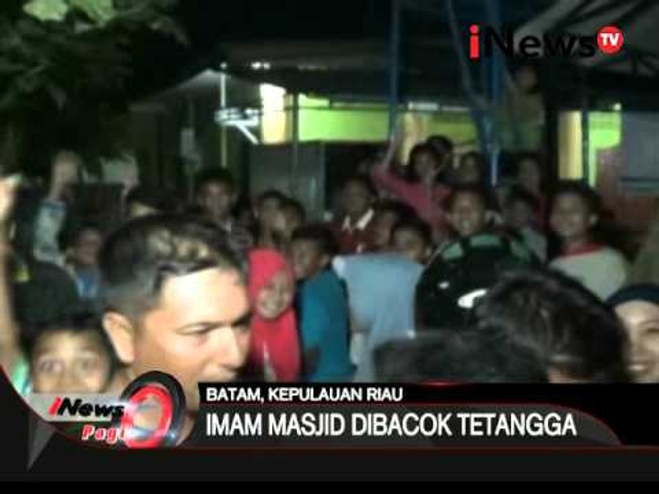Imam masjid dibacok tetangganya, Diduga sakit hati hanya karena sering dinasehati - iNews Pagi 16/02