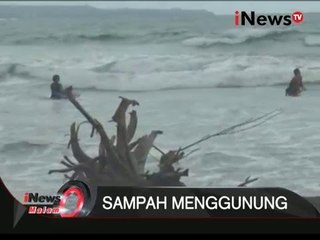 Tumpukan sampah menggunung di kawasan pantai Kuta - iNews Malam 21/02