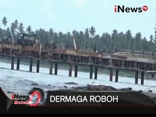Dermaga roboh, 2 orang pekerja terluka - iNews Malam 21/02