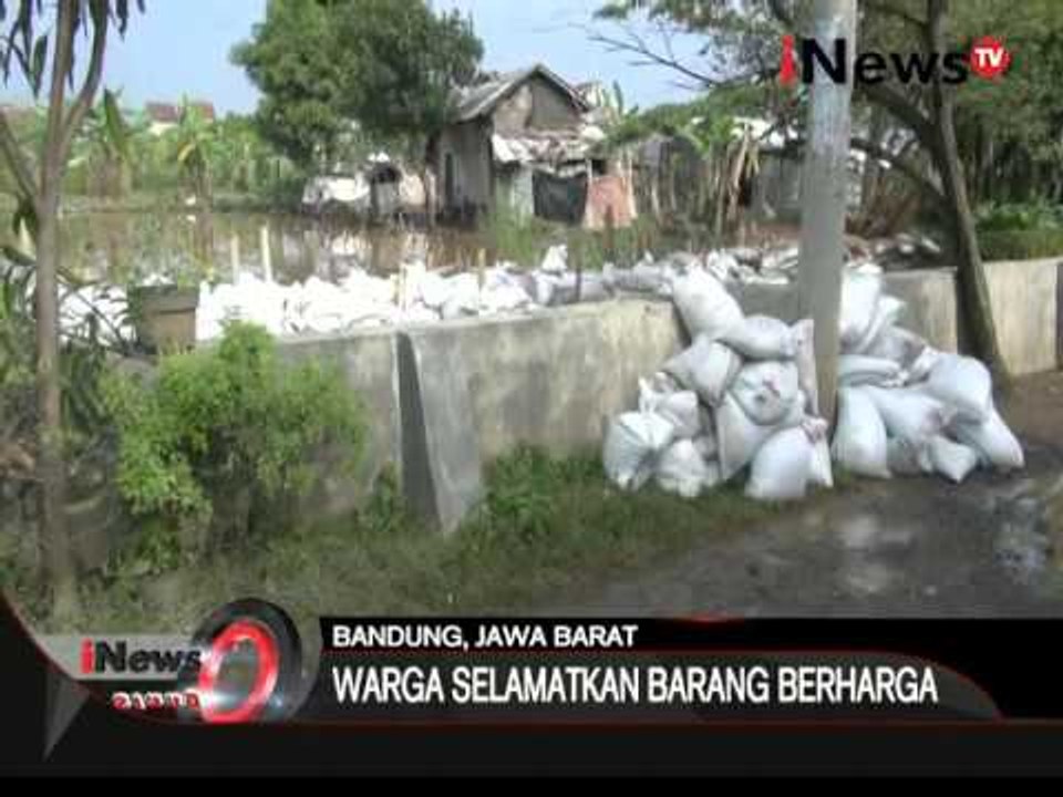 Tanggul penahan sungai jebol, ratusan rumah terendam banjir, Bandung - iNews Siang 23/02