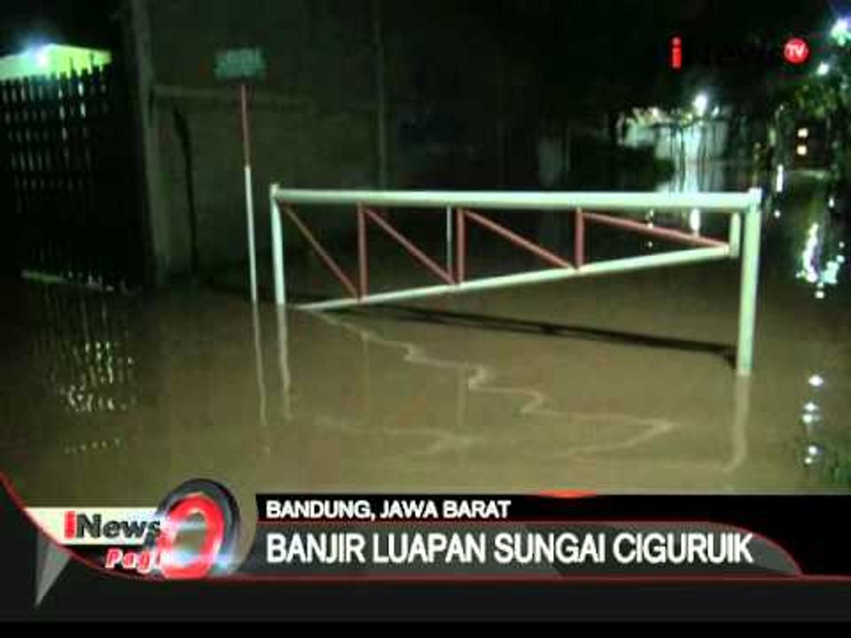 Tanggul sungai jebol, puluhan rumah di Kab. Cinunuk, Bandung digenangi banjir - iNews Pagi 23/02