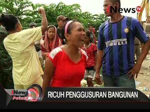 Penertiban bedeng-bedeng di Kali Angke diwarnai kericuhan - iNews Petang 23/02