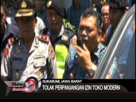 Tolak toko modern, kericuhan nyaris warnai demo pedagang di BPMPT di Sukabumi - iNews Malam 23/02