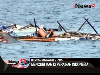 10 Kapal penangkap ikan ilegal diperairan indonesia diledakkan TNI - iNews Pagi 23/02