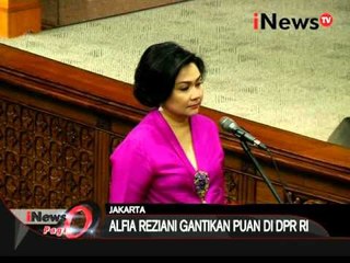 Puan maharani resmi digantikan Alfia Reziani - iNews Pagi 18/03